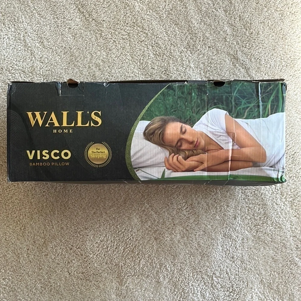 Brand New Cooling Memory Foam Pillow Side Stomach Back Sleeper Washable Bamboo